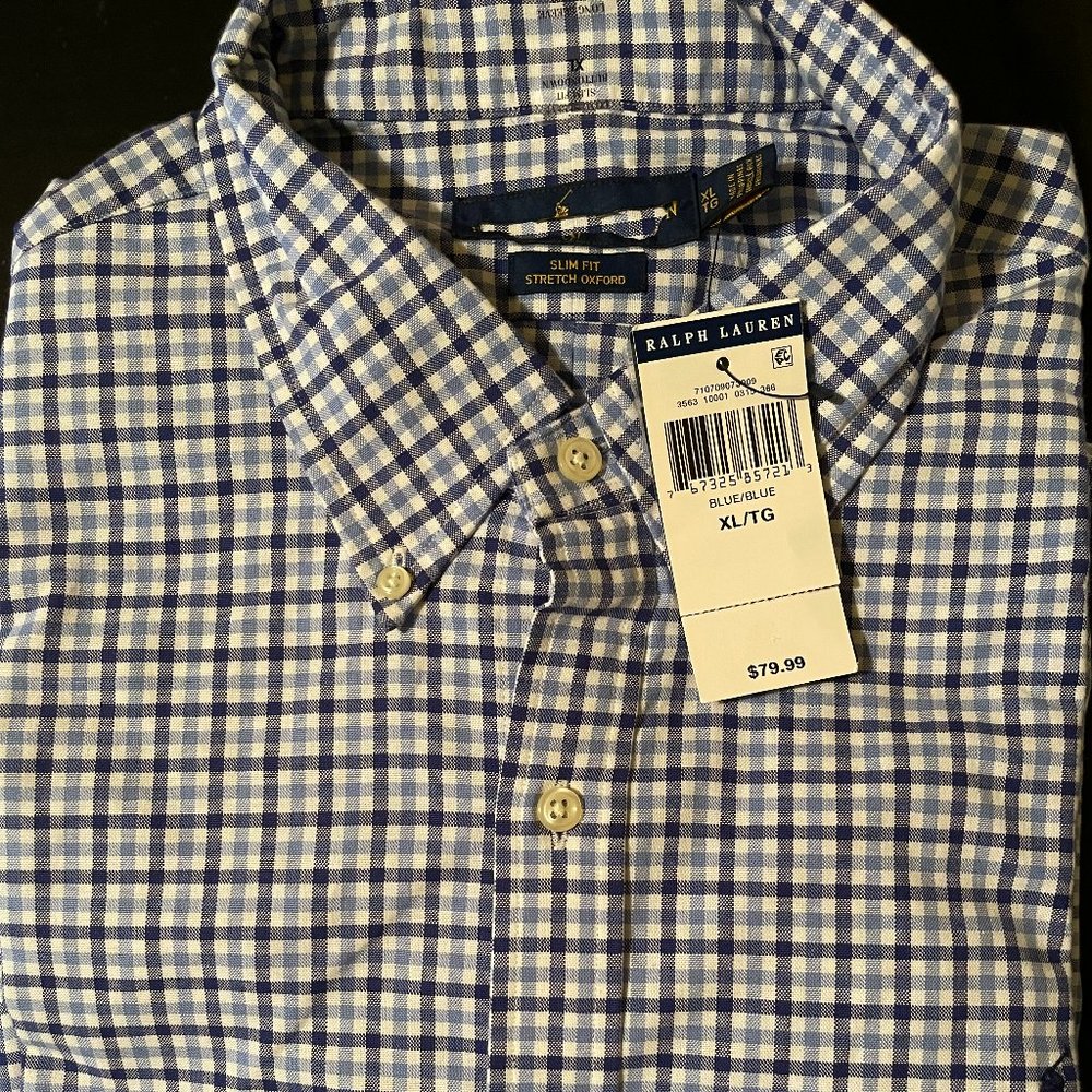 Polo Ralph Lauren Men's Slim Fit Poplin Oxford Shirt